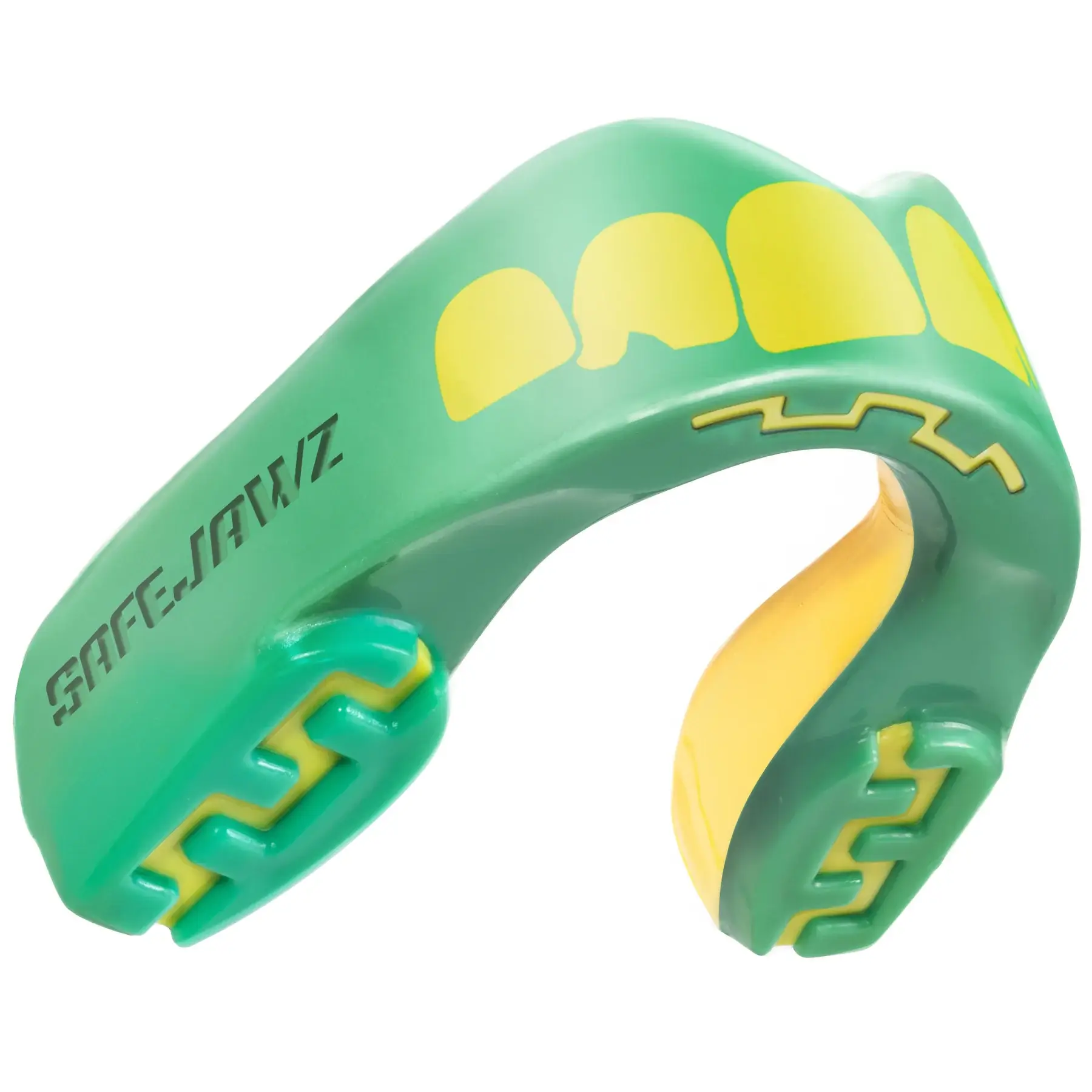 The 'Safejawz Extro Series Ogre Mouth Guard' provides superior protection for athletes.