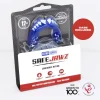 Safejawz Extro Series Shark Mouth Guard Blue White 1 Image of Safejawz Extro Series Shark Mouth Guard for teeth protection during sports.