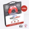 Safejawz Extro Series Viper Mouth Guard Orange White 4 Close-up image of the Safejawz Extro Series Viper Mouth Guard.