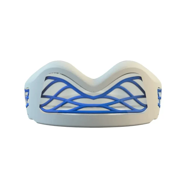 Safejawz Nitro Sports Mouth Guard White Blue 1 Safejawz Nitro Sports Mouth Guard on a white background