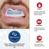 Safejawz Nitro Sports Mouth Guard White Blue 3 Close-up image of Safejawz Nitro Sports Mouth Guard