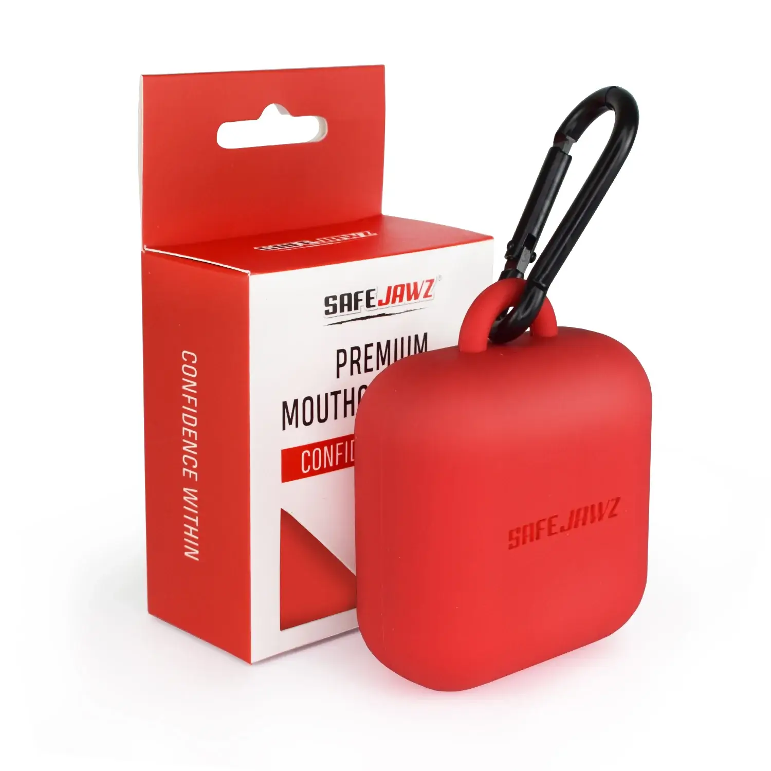 Image depicting the Safejawz Premium Silicone Mouthguard Case.