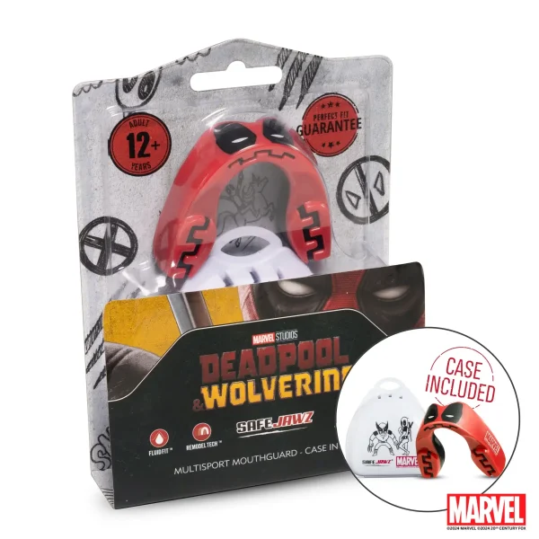 Safejawz x Marvel Deadpool Mouthguard for protective sports gear