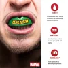 Safejawz X Marvel The Hulk Mouthguard Green 4 Close-up image of the Safejawz x Marvel The Hulk Mouthguard on a white background.