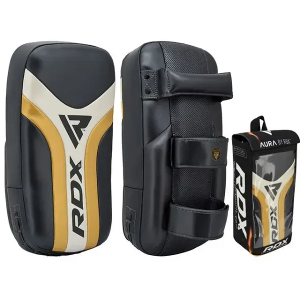 RDX T-17 Aura Plus Kick Pads on a white background