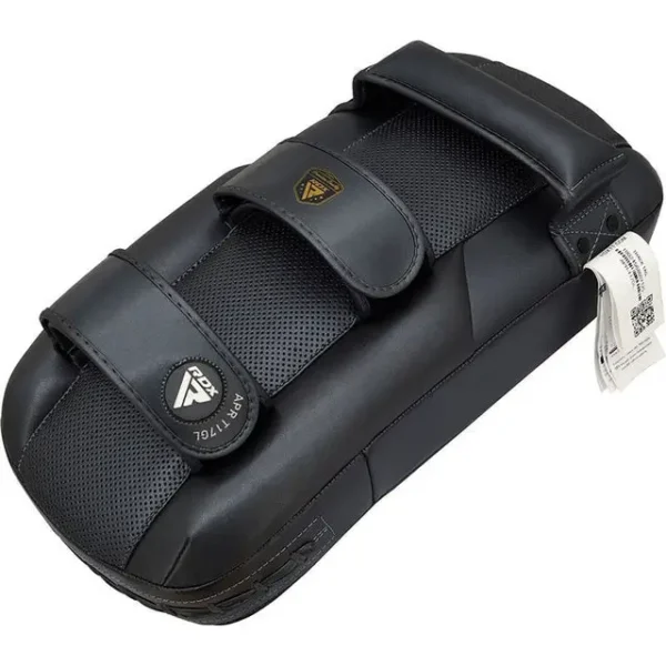 RDX T-17 Aura Plus Kick Pads in a gym setting