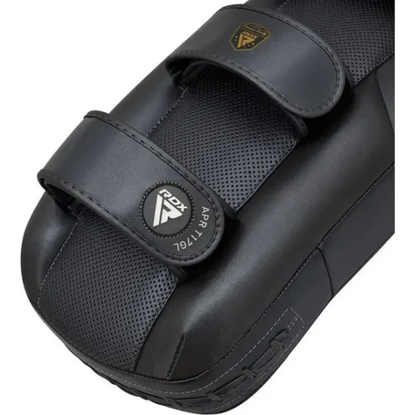 A pair of RDX T-17 Aura Plus Kick Pads