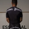 Athlete wearing the Tatami Fightwear Gothic Grappling Shorts.