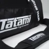 Tatami Fightwear Jiu Jitsu Gear Bag - Black in Black — detail shot