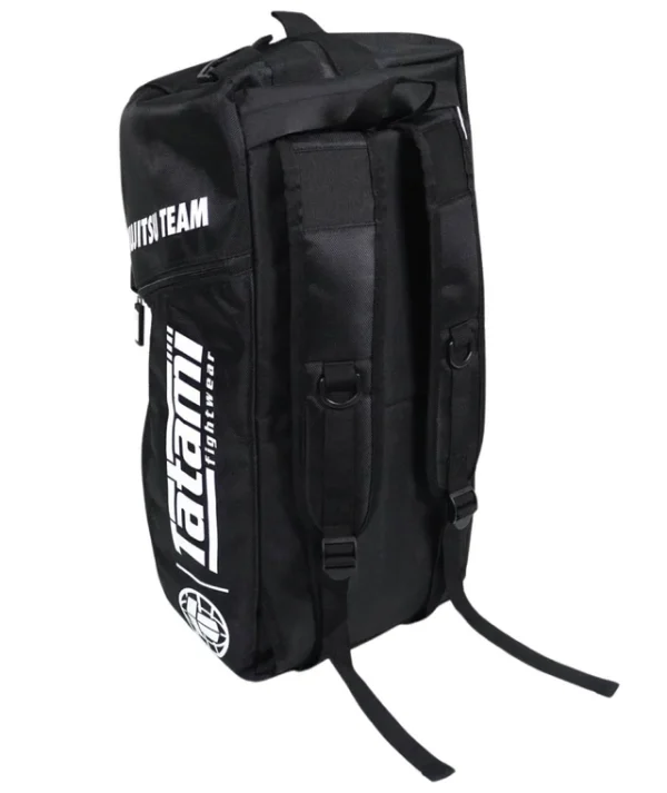 Tatami Fightwear Jiu Jitsu Gear Bag - Black in Black — waistband detail