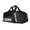 Tatami Fightwear Jiu Jitsu Gear Bag - Black in Black — waistband detail