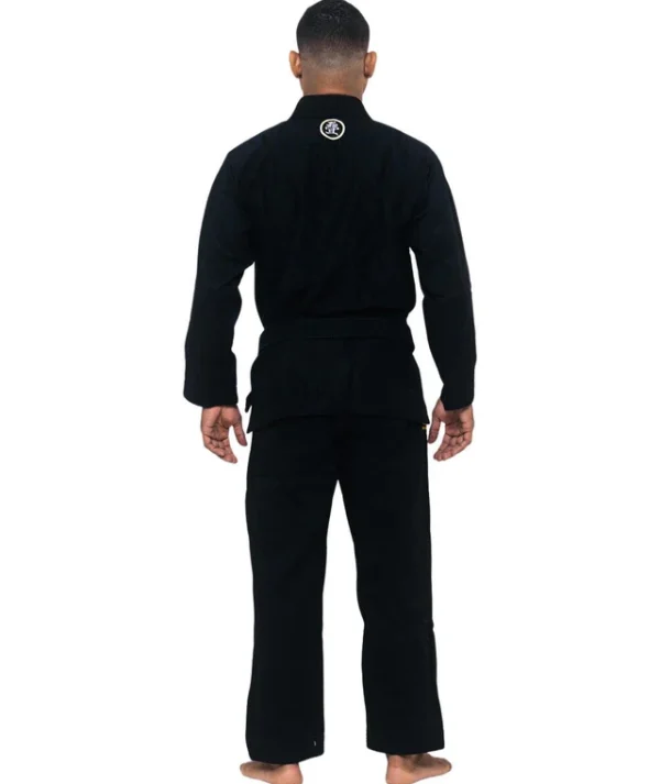 Athletic person wearing Tatami Fightwear Nova Absolute BJJ Gi during a training session.