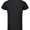 Man wearing almost exclusively black Tatami Fightwear Nova Shortsleeve Rashguard for martial arts training.