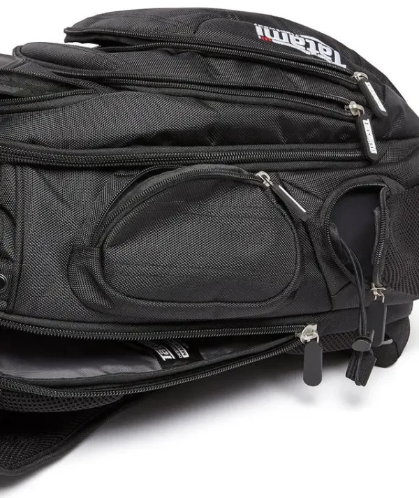 'Tatami Fightwear Rogue Backpack' in two color options, detailed view showing the high build quality and dedicated compartments.