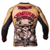 "Tatami Fightwear Samurai Panda Rashguard showcasing a unique design with sporty finish".