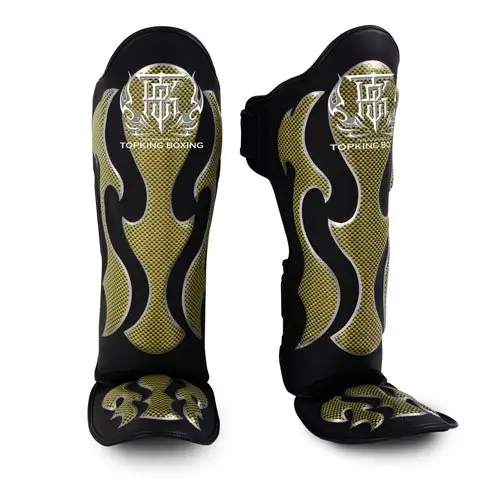 Top King Empower Creativity Shin Guard on a white background.