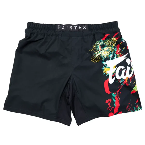 Fairtex MMA Board Shorts Wild AB13 in Black - product image