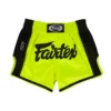 Fairtex BS1706 Muay Thai Shorts in Lime - product image