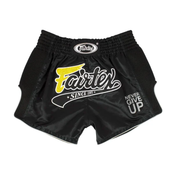 Fairtex BS1708 Muay Thai Shorts in Black - product image
