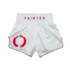 Fairtex BS1918 Enso Muay Thai Shorts in White - product image