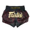 Fairtex BS1920 Lava Muay Thai Shorts in Black/Red - product image