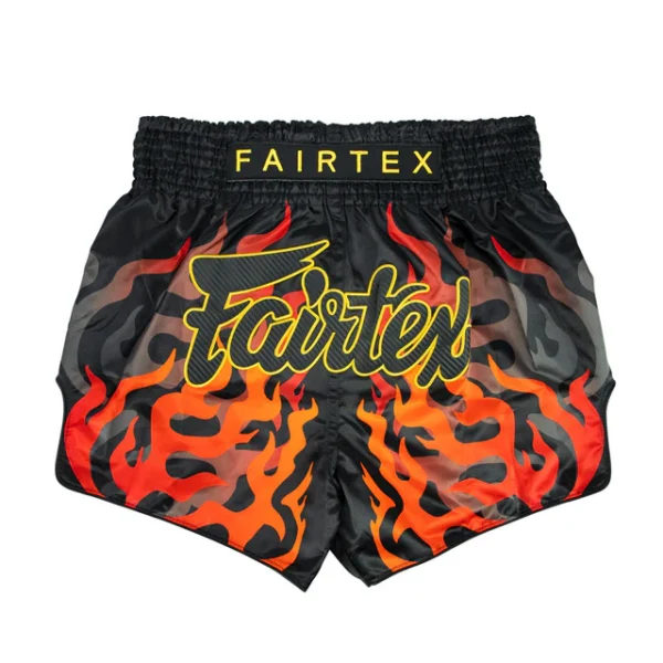 Fairtex BS1921 Volcano Muay Thai Shorts in Black/Red - product image