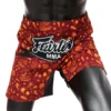 Fairtex MMA Board Shorts Breeze AB14 in Red - product image