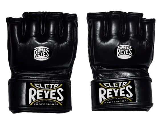 Cleto Reyes Black Mamba Mma Fight Grappling Gloves Black 5 Cleto Reyes Black Mamba MMA Fight/Grappling Gloves - Black in Black — rear print