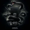 Cleto Reyes Black Mamba MMA Training Gloves - Black in Black — logo close‑up