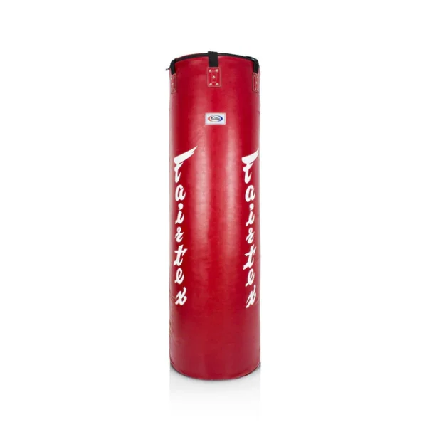 Fairtex 7ft Jumbo Pole Bag HB7 - Red in Red — studio shot