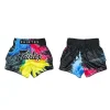 Fairtex Acid Jazz Muay Thai Shorts - Black in Black — sleeve detail