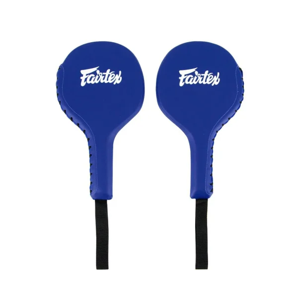 Fairtex Boxing Paddles Bxp1 Blue 1 Fairtex Boxing Paddles BXP1 - Blue in Blue — front angle