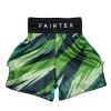 Fairtex Boxing Shorts Two-Tone BT2007 - Green in Green — back view