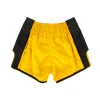 Fairtex BS1701 Muay Thai Shorts - Yellow in Yellow — side profile