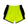 Fairtex BS1706 Muay Thai Shorts - Lime in Lime — logo close‑up