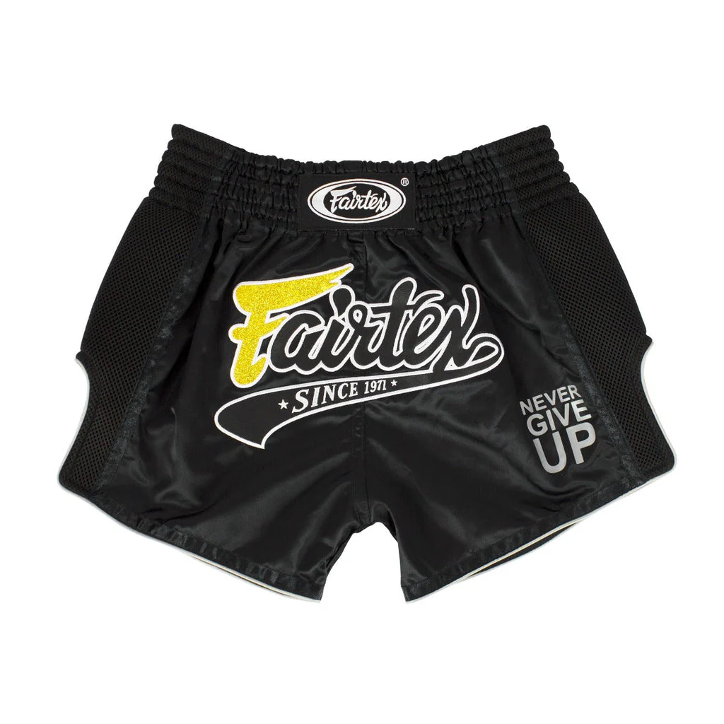 Fairtex BS1708 Muay Thai Shorts in Black - product image