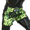 Fairtex BS1710 Camo Muay Thai Shorts - Green in Green — folded layout