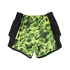 Fairtex BS1710 Camo Muay Thai Shorts - Green in Green — back view