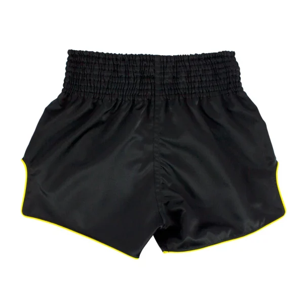 Fairtex BS1903 Muay Thai Shorts - Black in Black — rear print