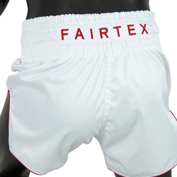 Fairtex Bs1908 Satoru Muay Thai Shorts White 1 Fairtex BS1908 Satoru Muay Thai Shorts - White in White — sleeve detail