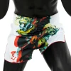Fairtex Bs1908 Satoru Muay Thai Shorts White 3 Fairtex BS1908 Satoru Muay Thai Shorts - White in White — logo close‑up