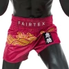 Fairtex Bs1910 Golden River Muay Thai Shorts Maroon 1 Fairtex BS1910 Golden River Muay Thai Shorts - Maroon in Maroon — rear print