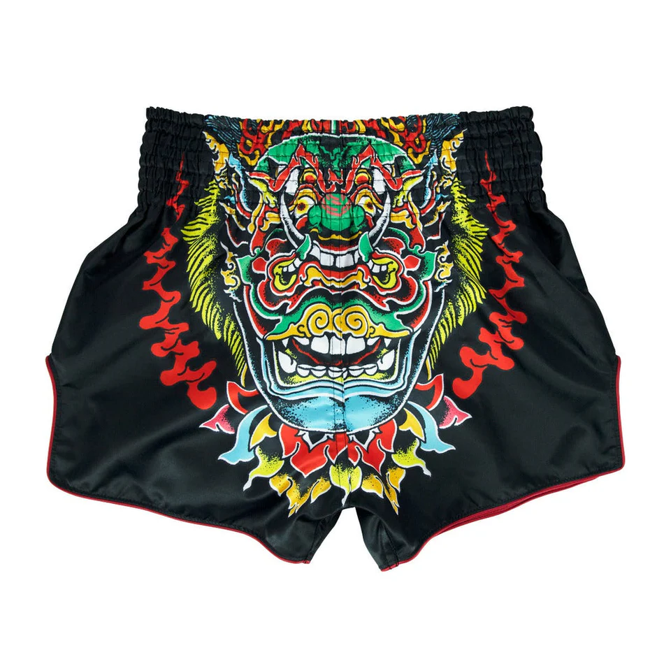 Fairtex BS1912 Kabuki Muay Thai Shorts in Black - product image