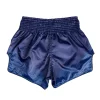 Fairtex BS1930 Ocean Muay Thai Shorts - Blue in Blue — three‑quarter angle