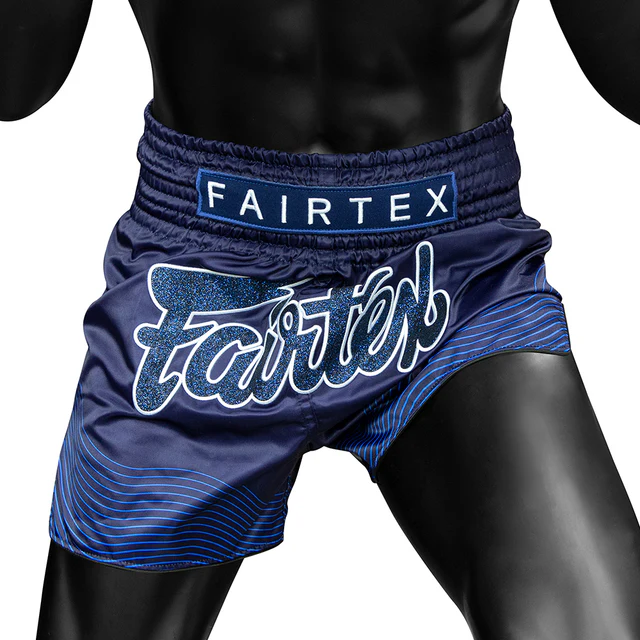 Fairtex BS1930 Ocean Muay Thai Shorts in Blue - product image