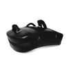Fairtex Curved Kick Shield Fs3 Black 2 Fairtex Curved Kick Shield FS3 - Black in Black — front view