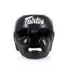 Fairtex Diagonal Vision Sparring Head Guard Hg13 Black 1 Fairtex Diagonal Vision Sparring Head Guard HG13 - Black in Black — sleeve detail