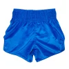 Fairtex Diamond Sapphire Muay Thai Shorts - Blue in Blue — waistband detail