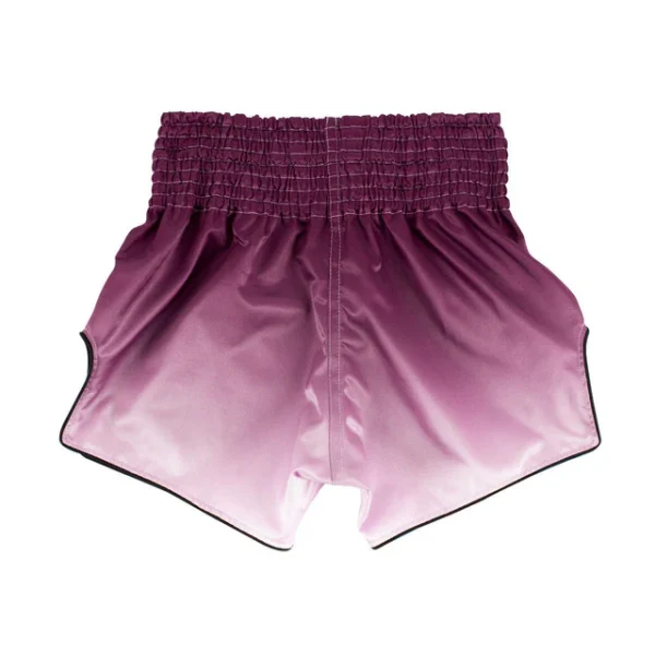 Fairtex Fade Muay Thai Shorts - Maroon in Maroon — front angle