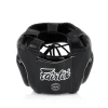 Fairtex Head Guard Head Gear HG3 - Black in Black — rear print